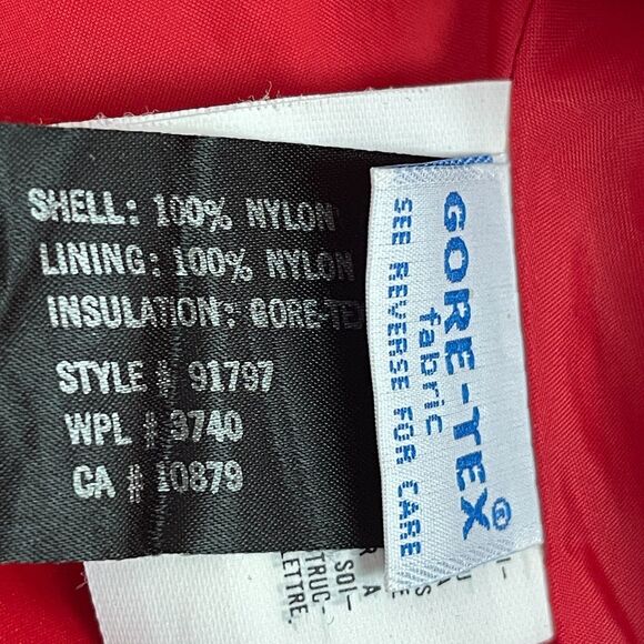 Alpine Designs Snow Suit Ski Jacket Red White Teal Green Large Gore-Tex Uni-sex - Picture 13 of 16